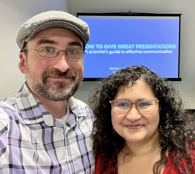 Rob Coyne and Kavitha Arur, TTU physics alumni