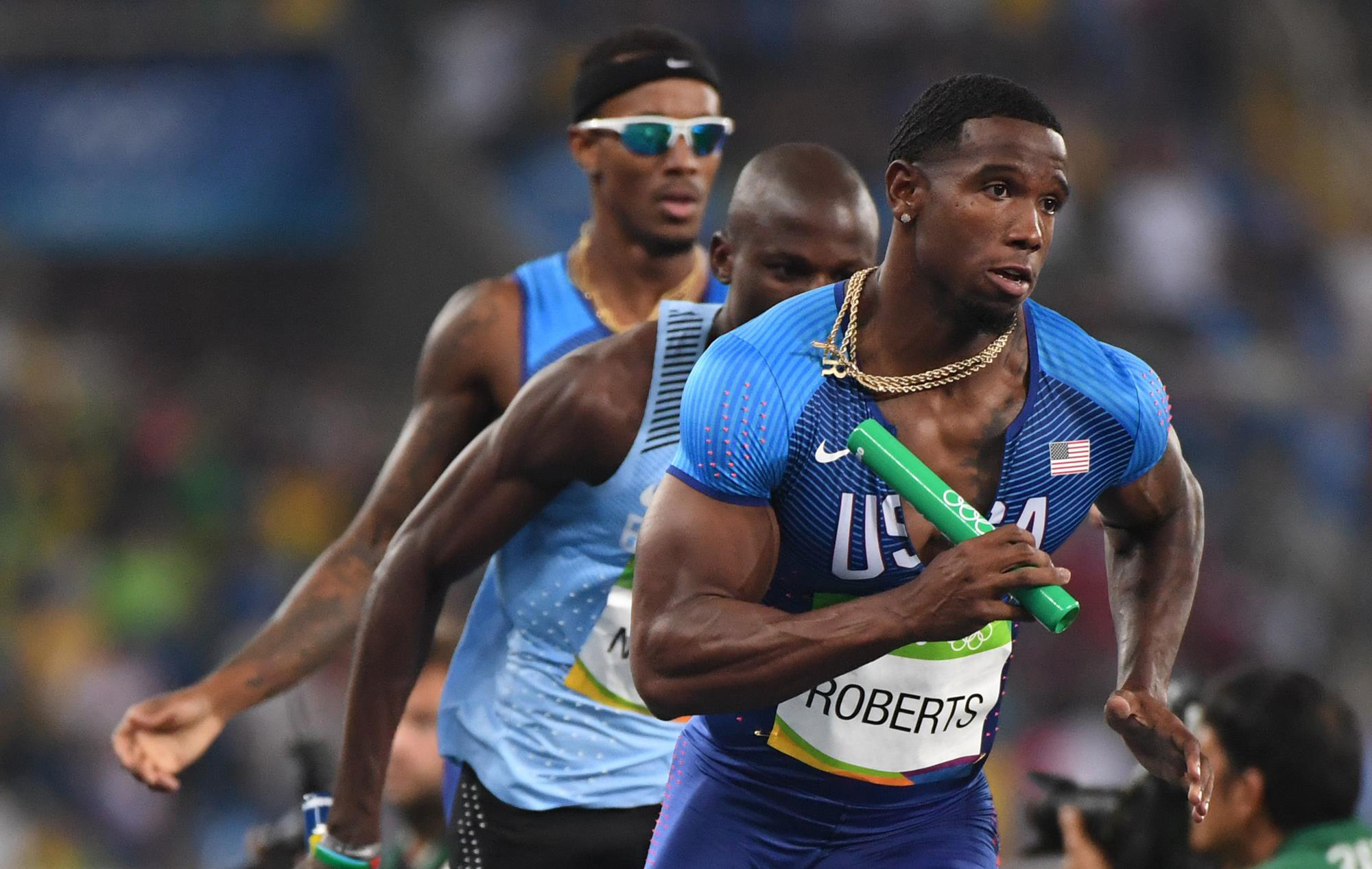 Gil Roberts, TTU alumnus, Wins 2016 Olympic Gold Medal in Men's 4x400