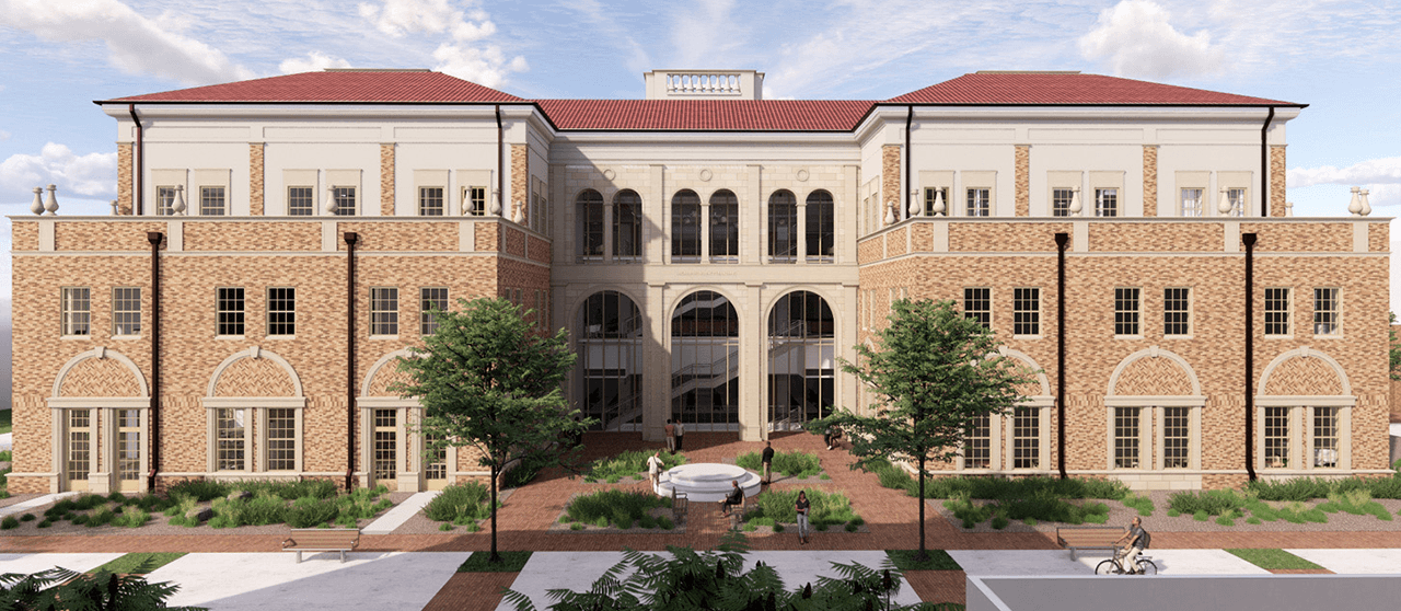 TTU artist's rendering of new academic sciences building 
