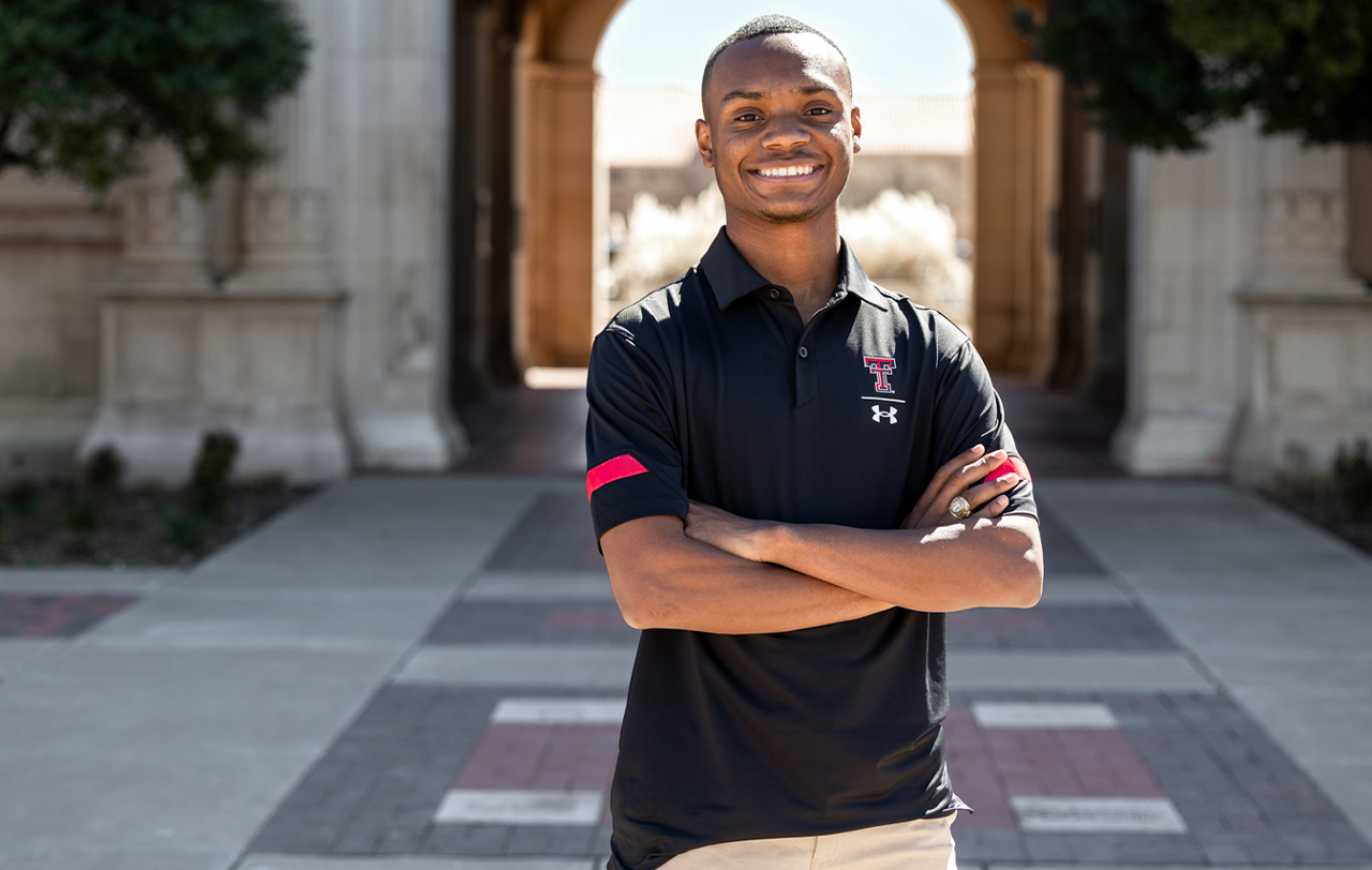 TTU Global Studies major Donovan Satchell