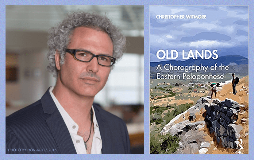 TTU professor Christopher Witmore with book "Old Lands"