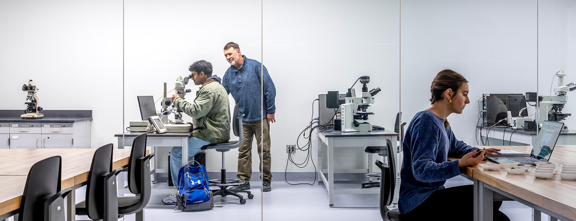 Texas Tech college of arts and sciences students in classroom
