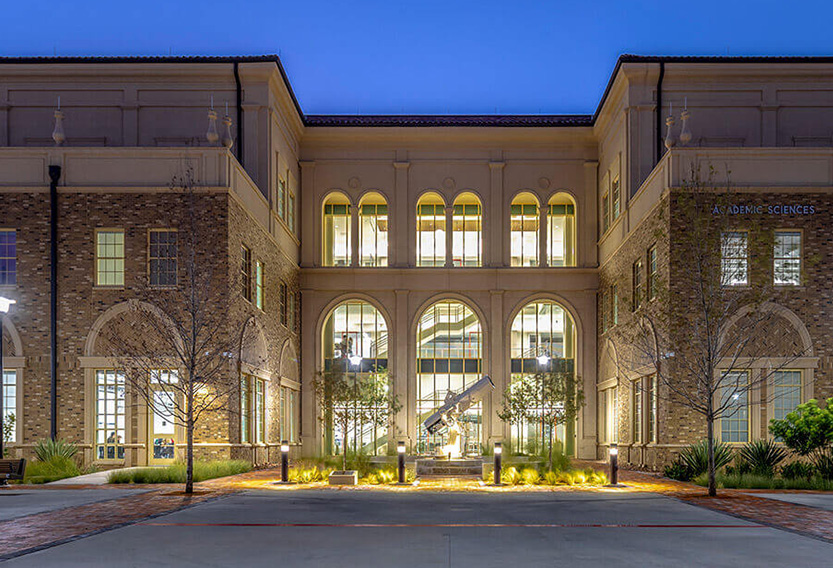 Texas Tech college of arts and sciences academic sciences building