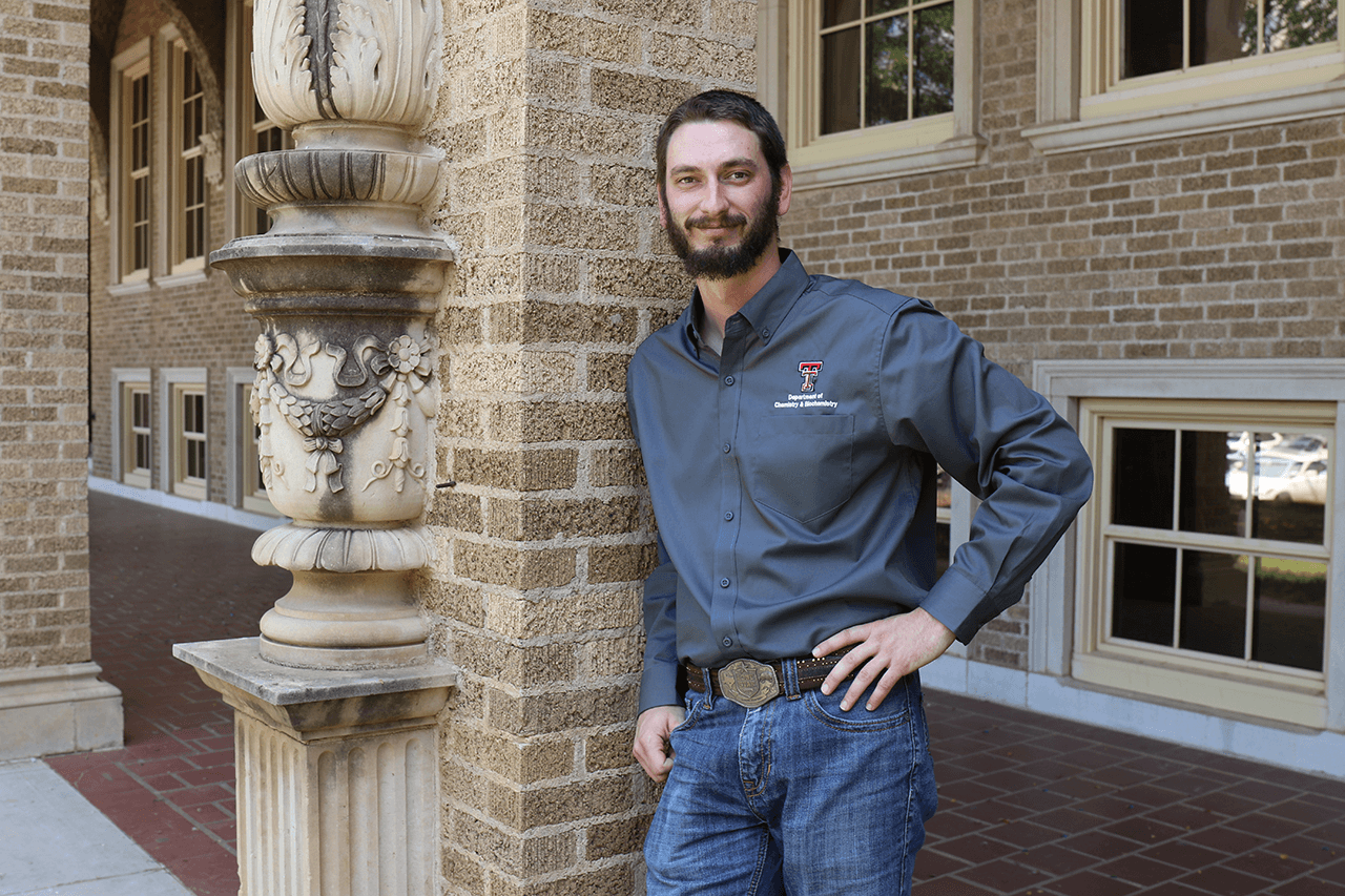 TTU student Kevin Finch, photo by Toni Salama