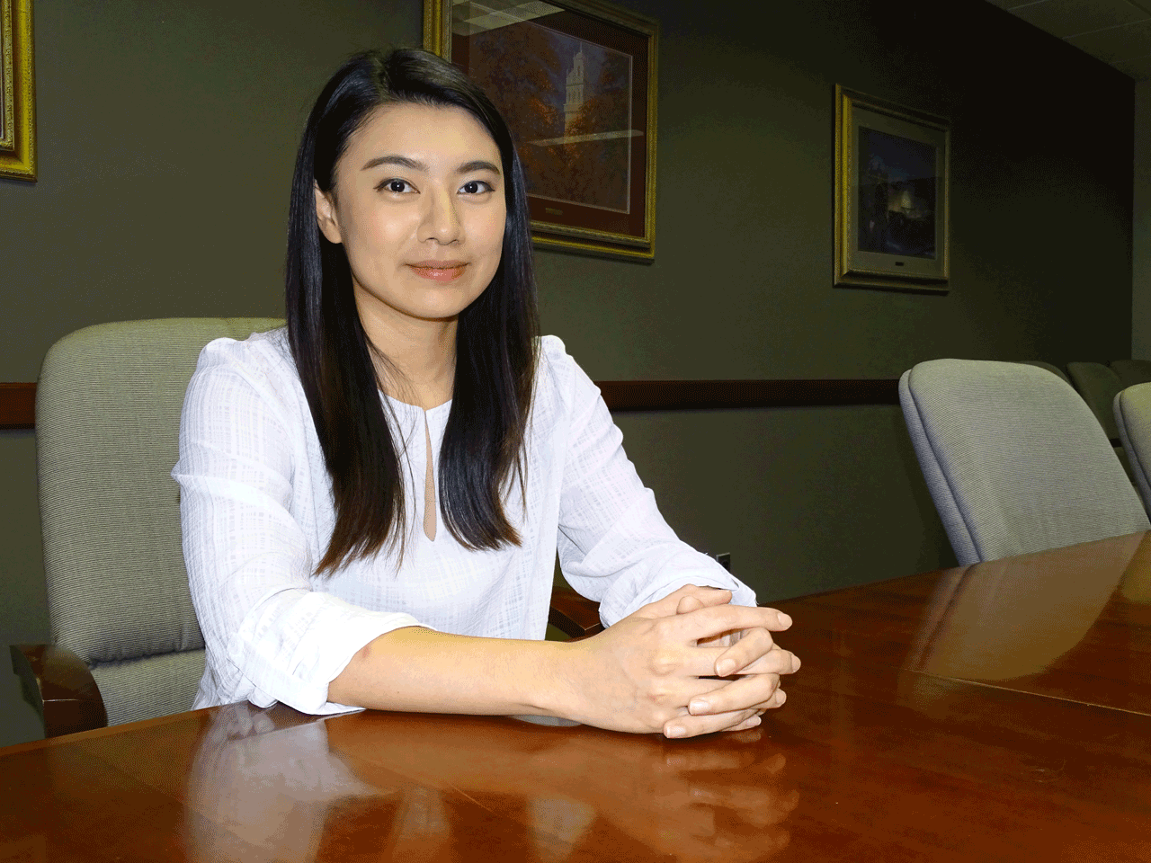 Yu-Wei Chang, TTU doctoral candidate in Environmental Toxicology, TTU photo by Toni Salama