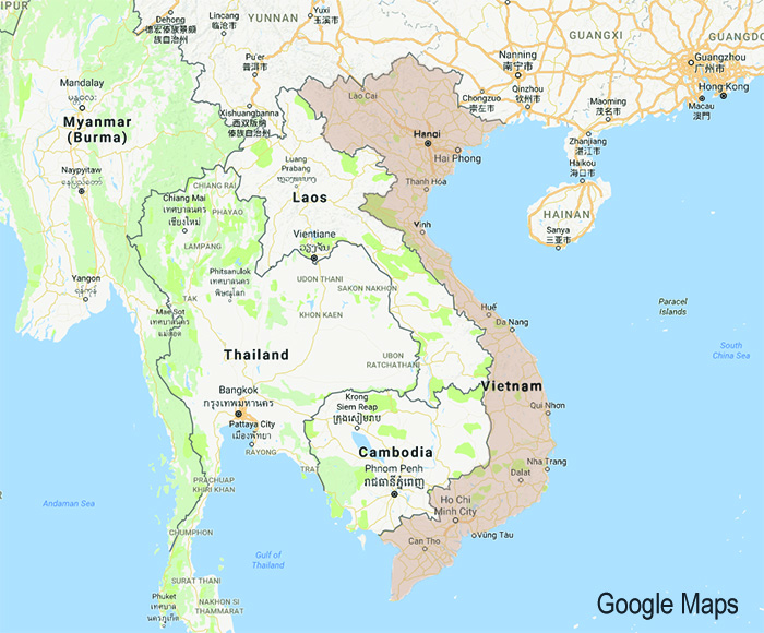 Vietnam Map