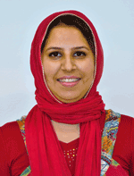 TTU physics grad student Hira Farooq