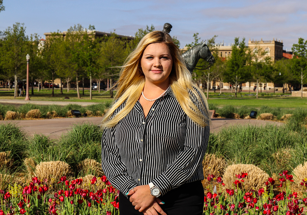 Madeline Lockhart, Texas Tech Student, TTU Photo by Blayne Beal