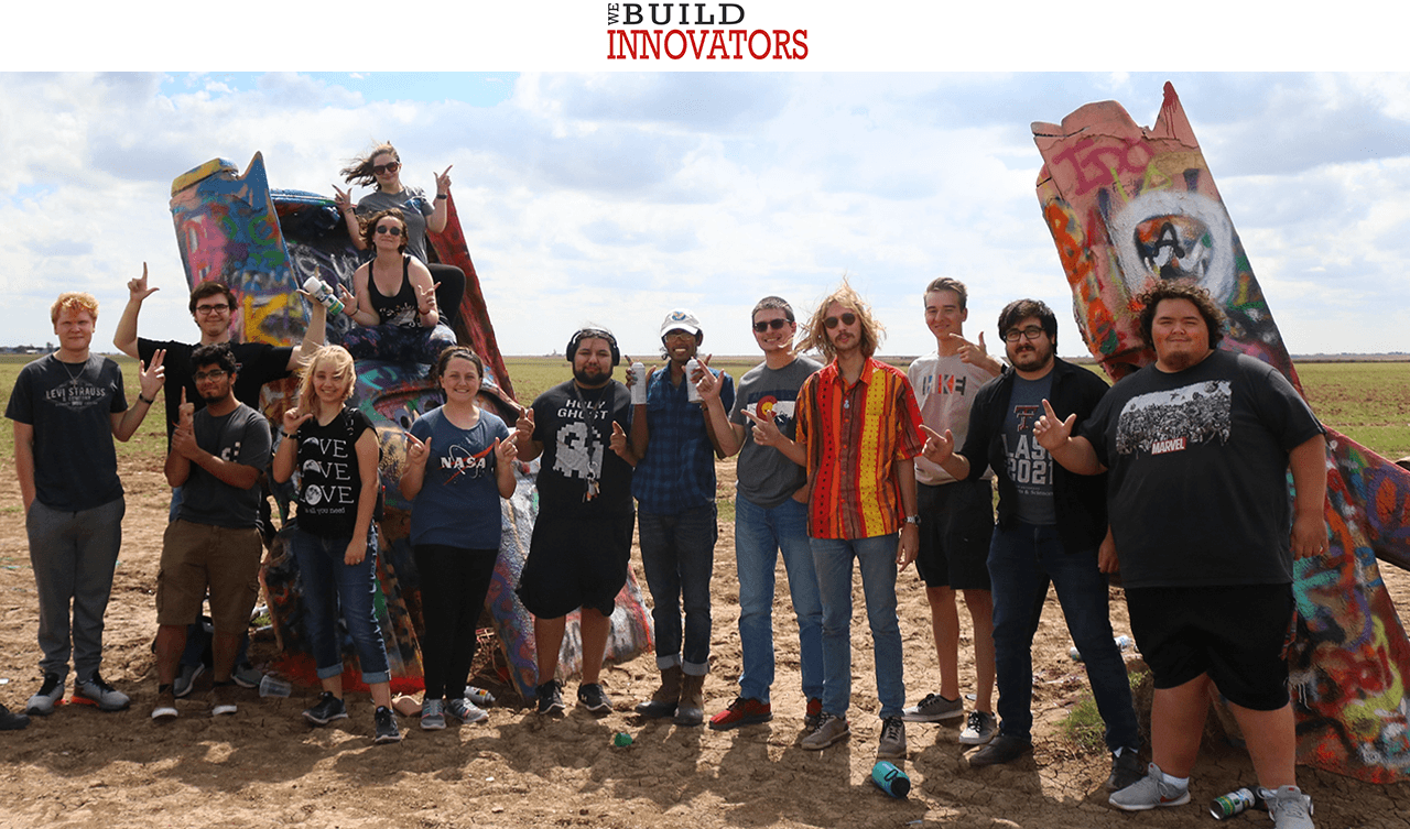 TTU SPS Chapter visits Cadillac Ranch