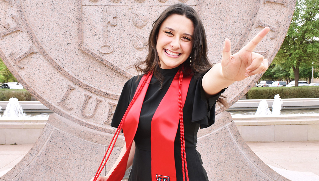 TTU graduating senior Madison Howard