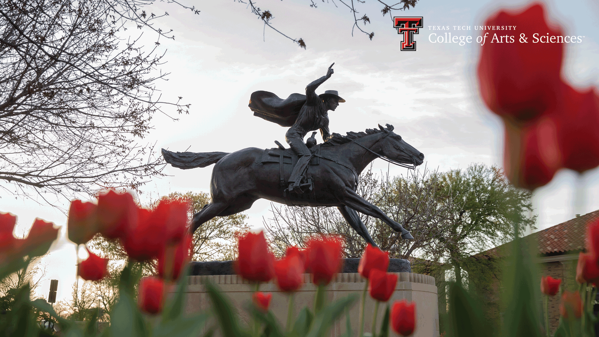 TTU Masked Rider Sculpture