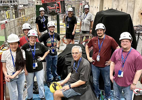 Texas Tech Physics Students Test Detector Prototype at CERN