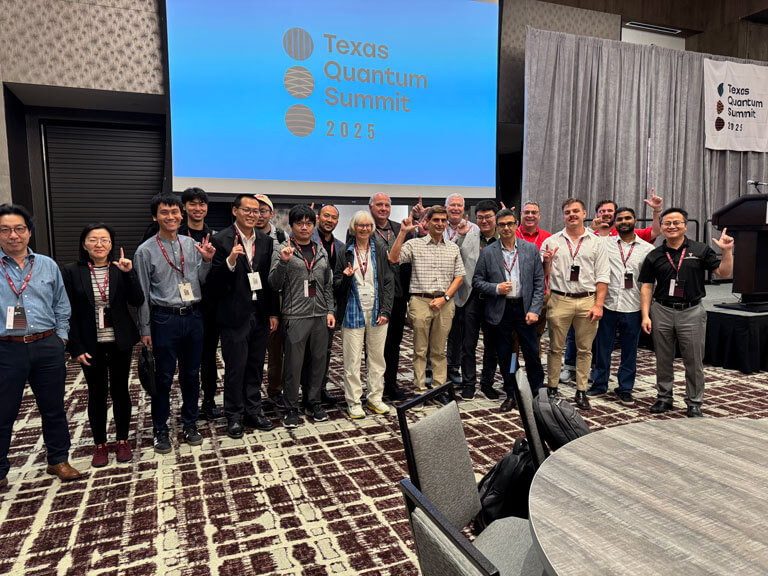 Large Group of Texas Tech Representatives at the Quantum Summit