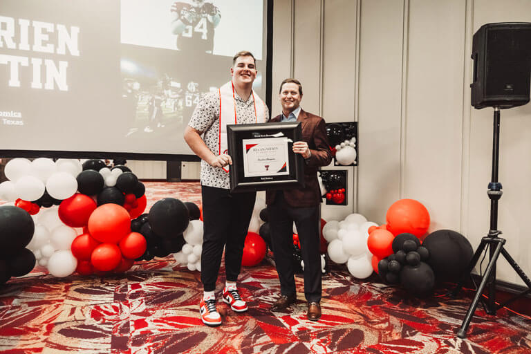 Jurrien and Kirby Hocutt, Texas Tech Athletic Director
