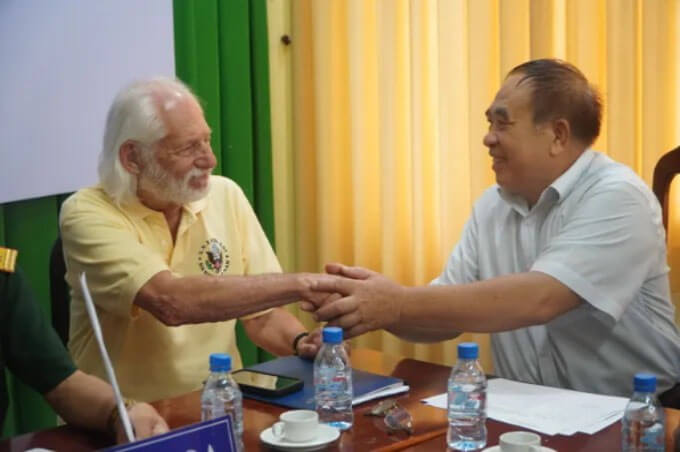 Dr. Ron Milam at Vung Tau Ceremony