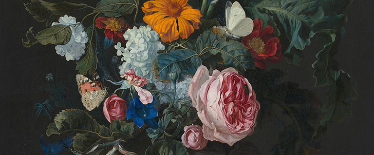 oil painting of flowers