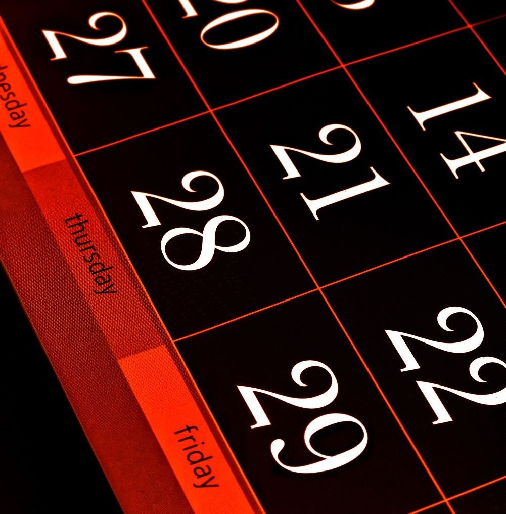 Important Dates Calendar Important Dates Calendar