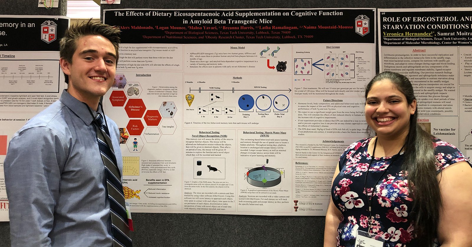 photo of the students presenting