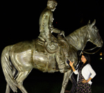 Sandihya with Will Rogers
