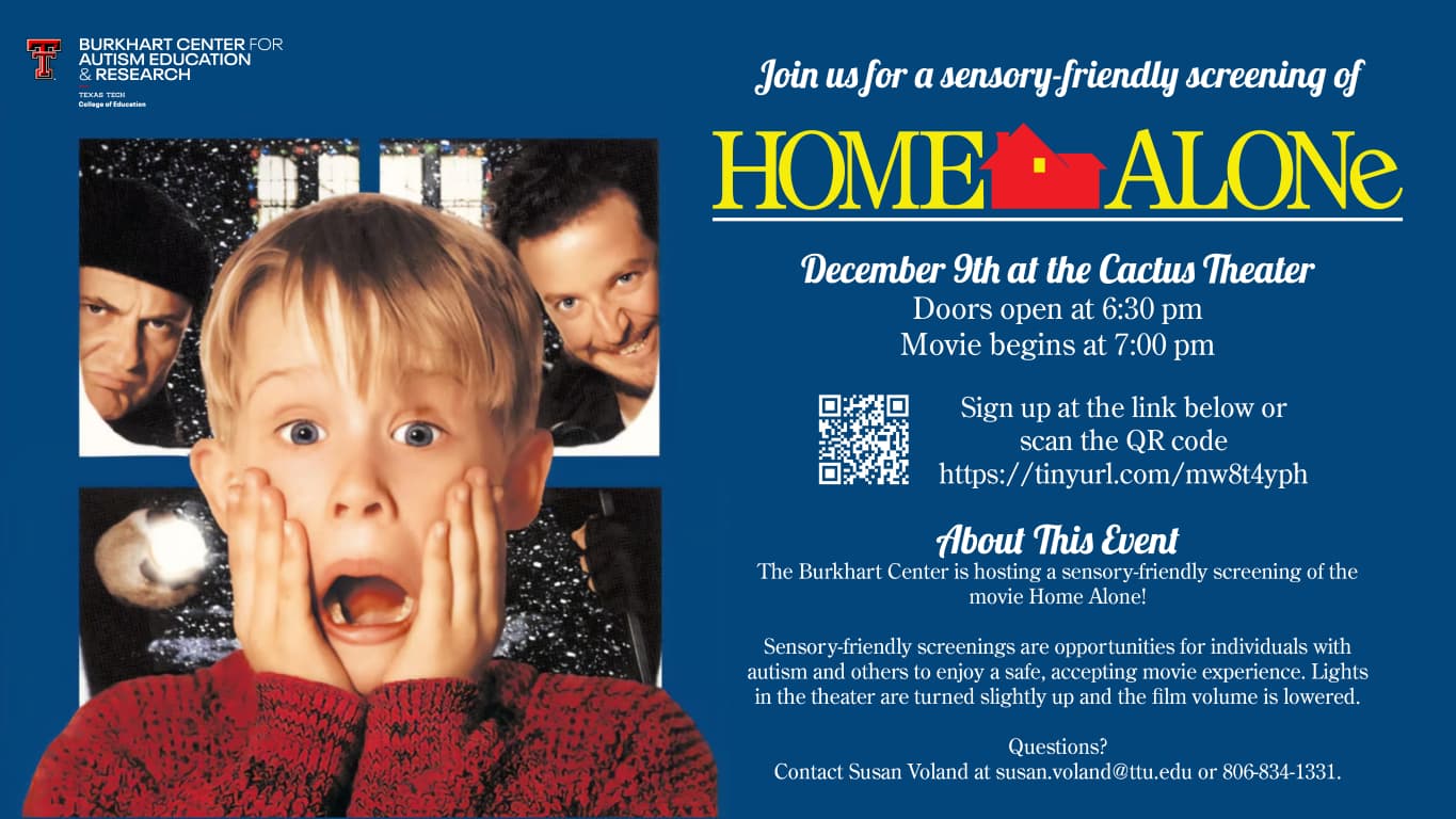 Home Alone screening flyer