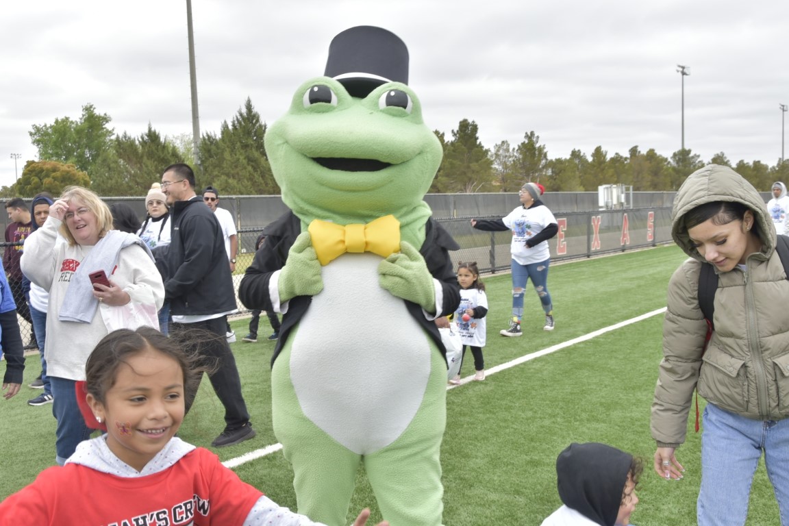 Frog mascot