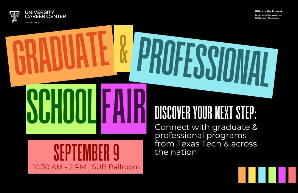 Connect with graduate and professional programs at this fair