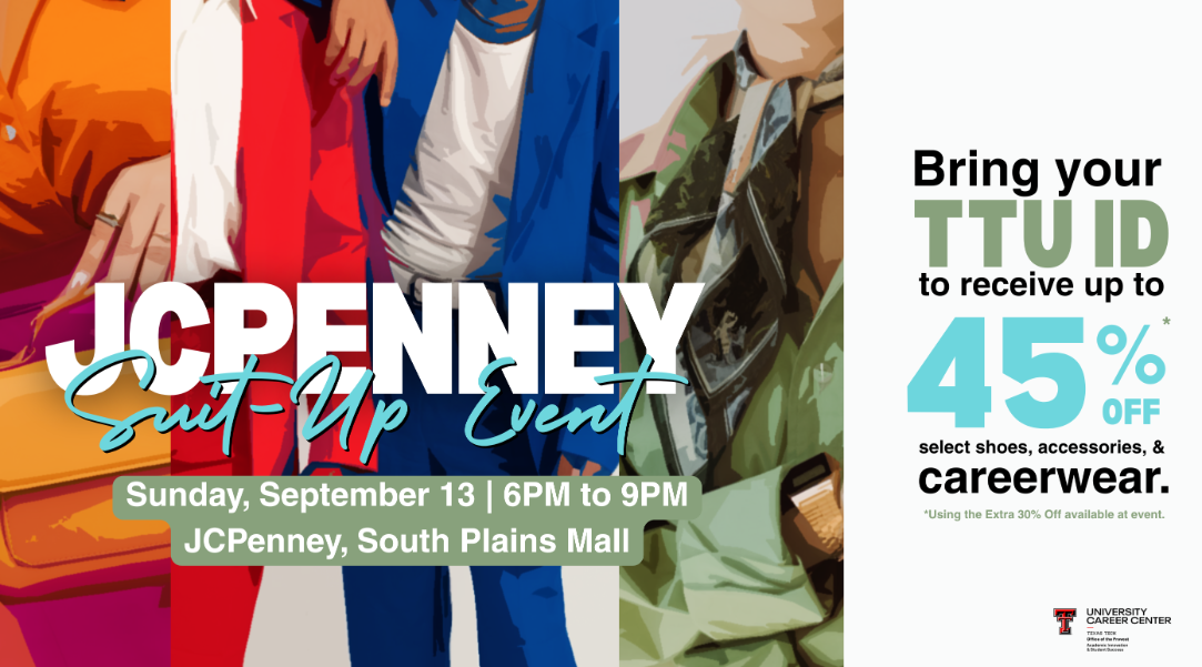 Recieve up to 45% off select shoes, accessories, and careerwear (using the extra 30% off available at event)
