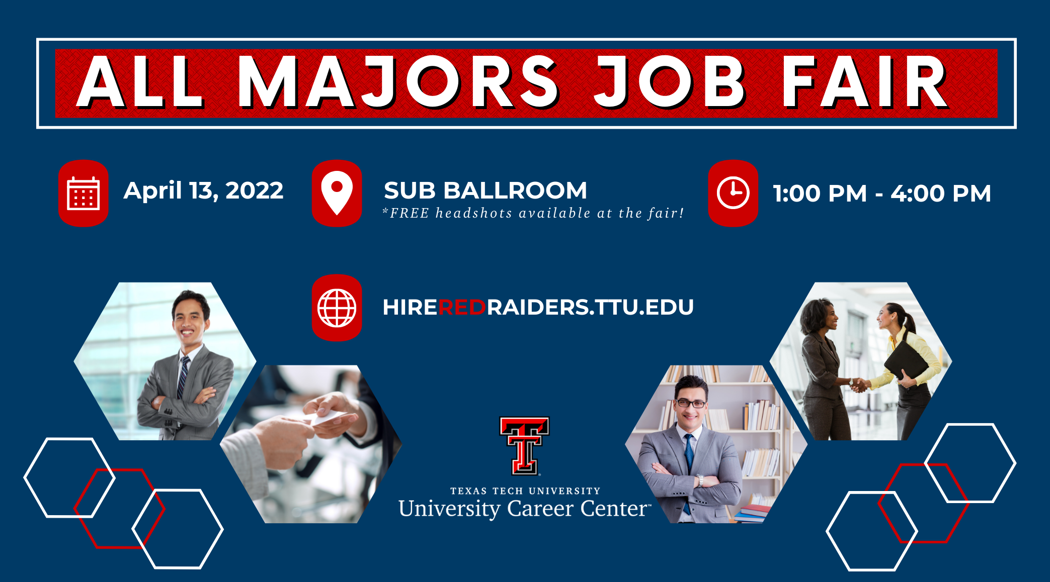 Spring 2022 All Majors Job Fair Events University Career Center TTU