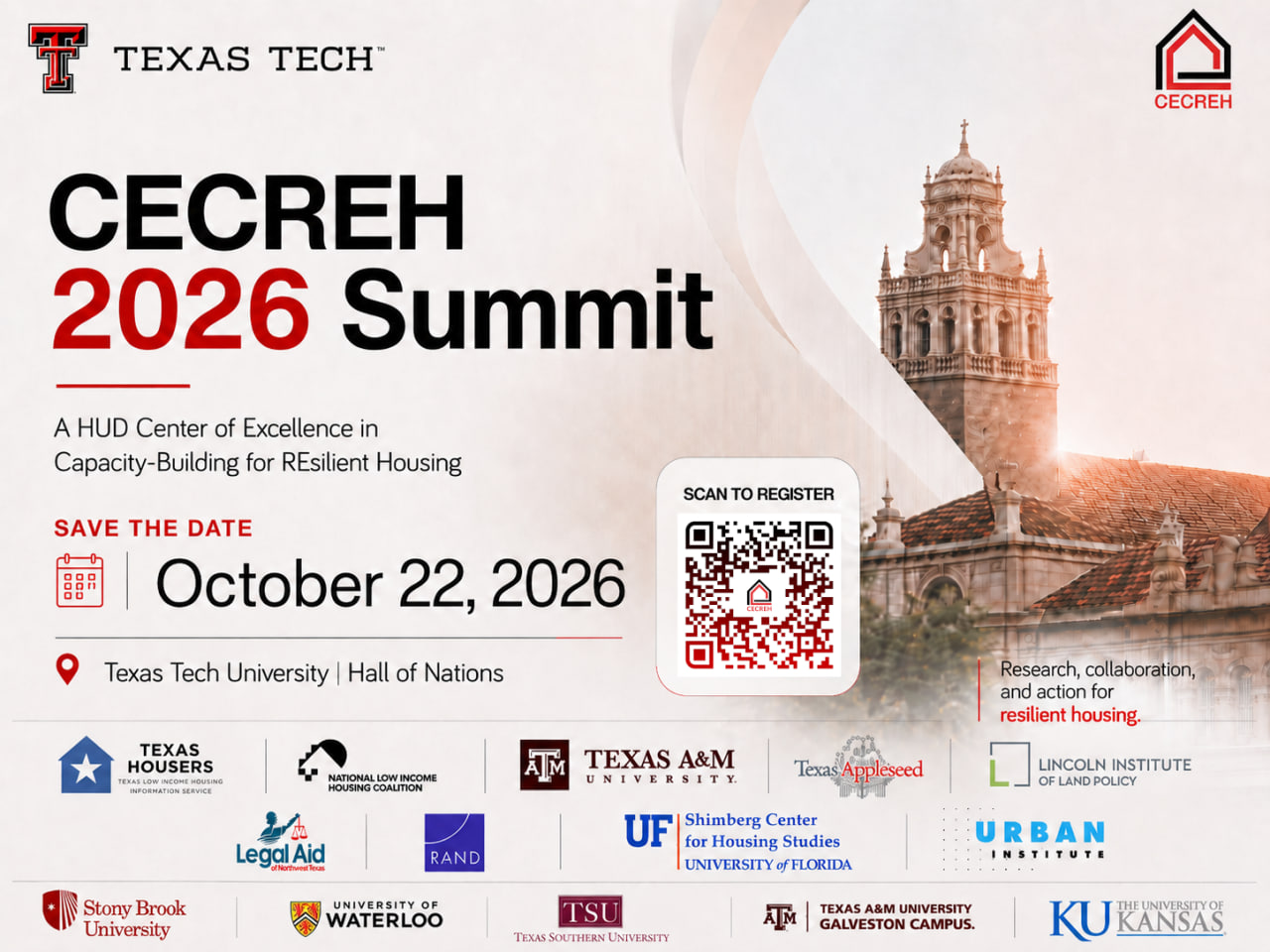 CECREH 2026 Summit registration flyer