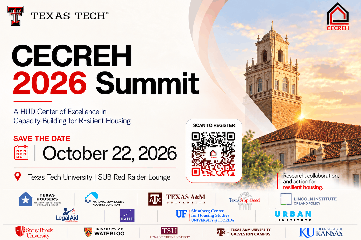 CECREH 2026 Summit registration flyer