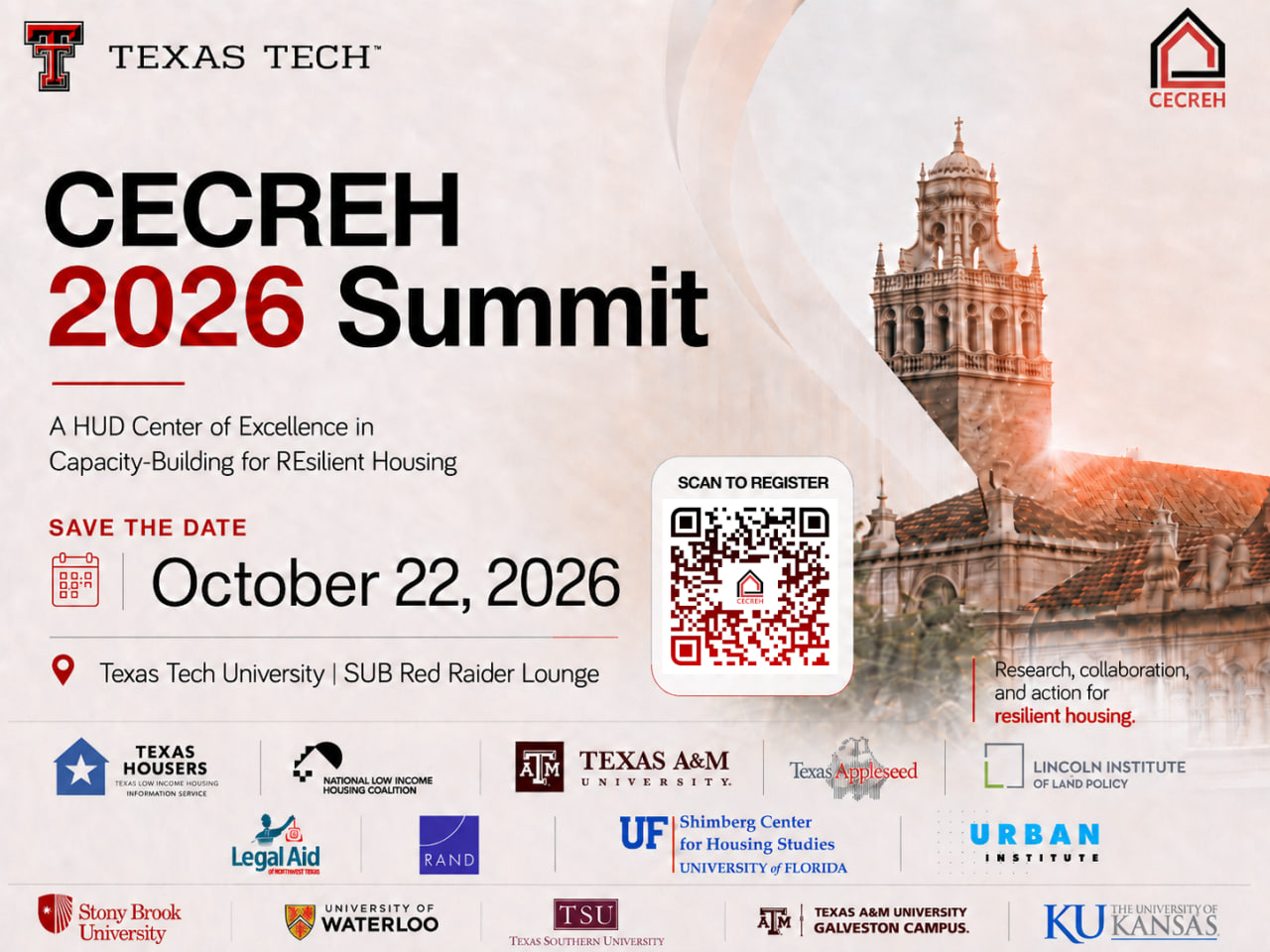 CECREH 2026 Summit registration flyer