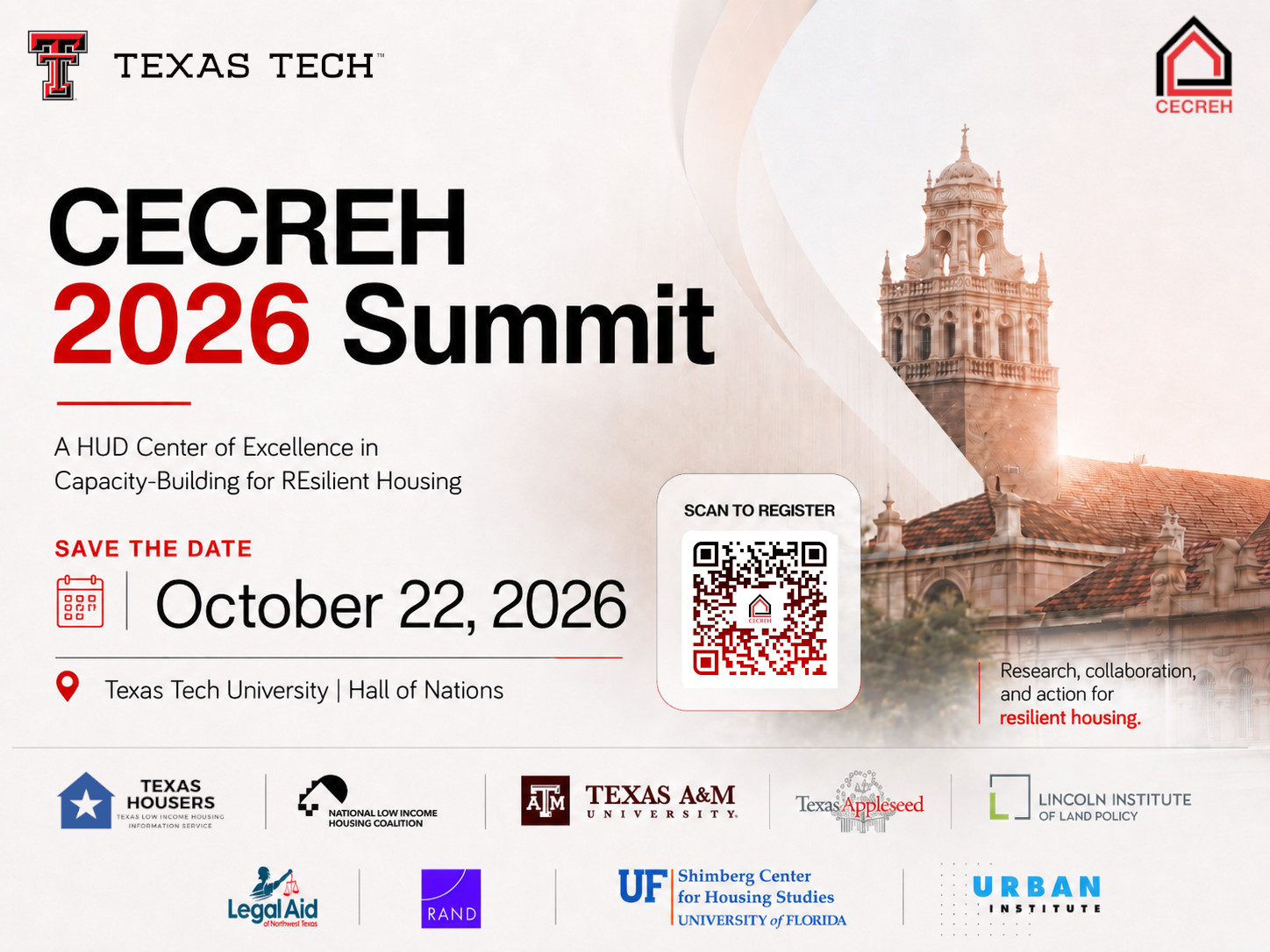 CECREH 2nd Summit registration flyer