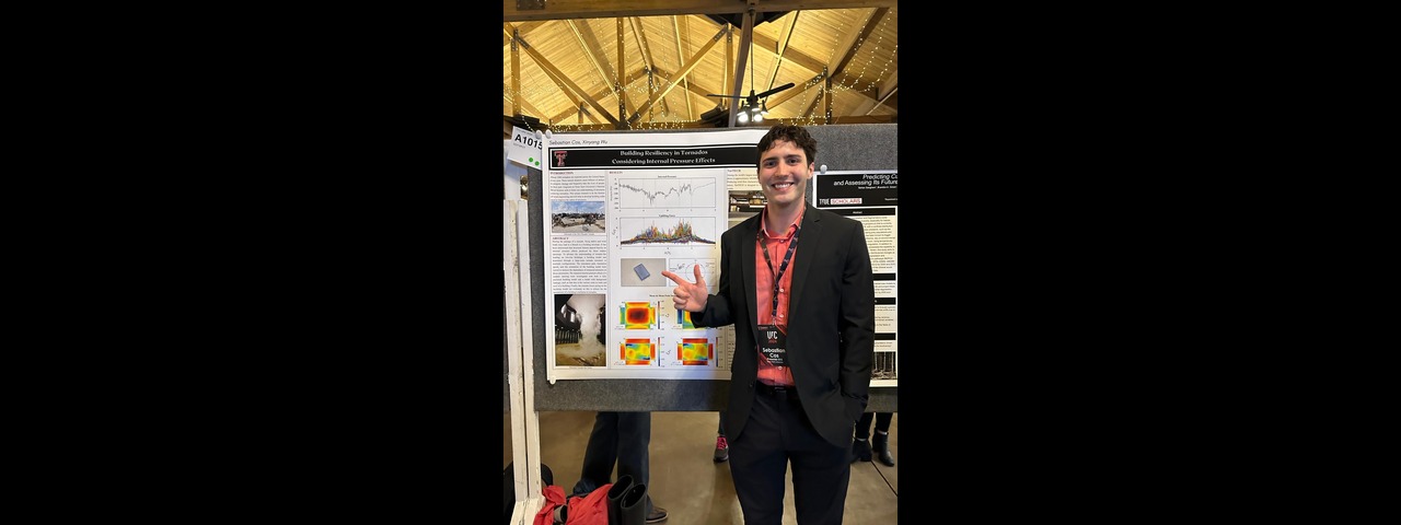 Sebastian Cos won 1st prize for the LEDA Outstanding Presentor Safety Award at the 2024 Undergraduate Research Conference!