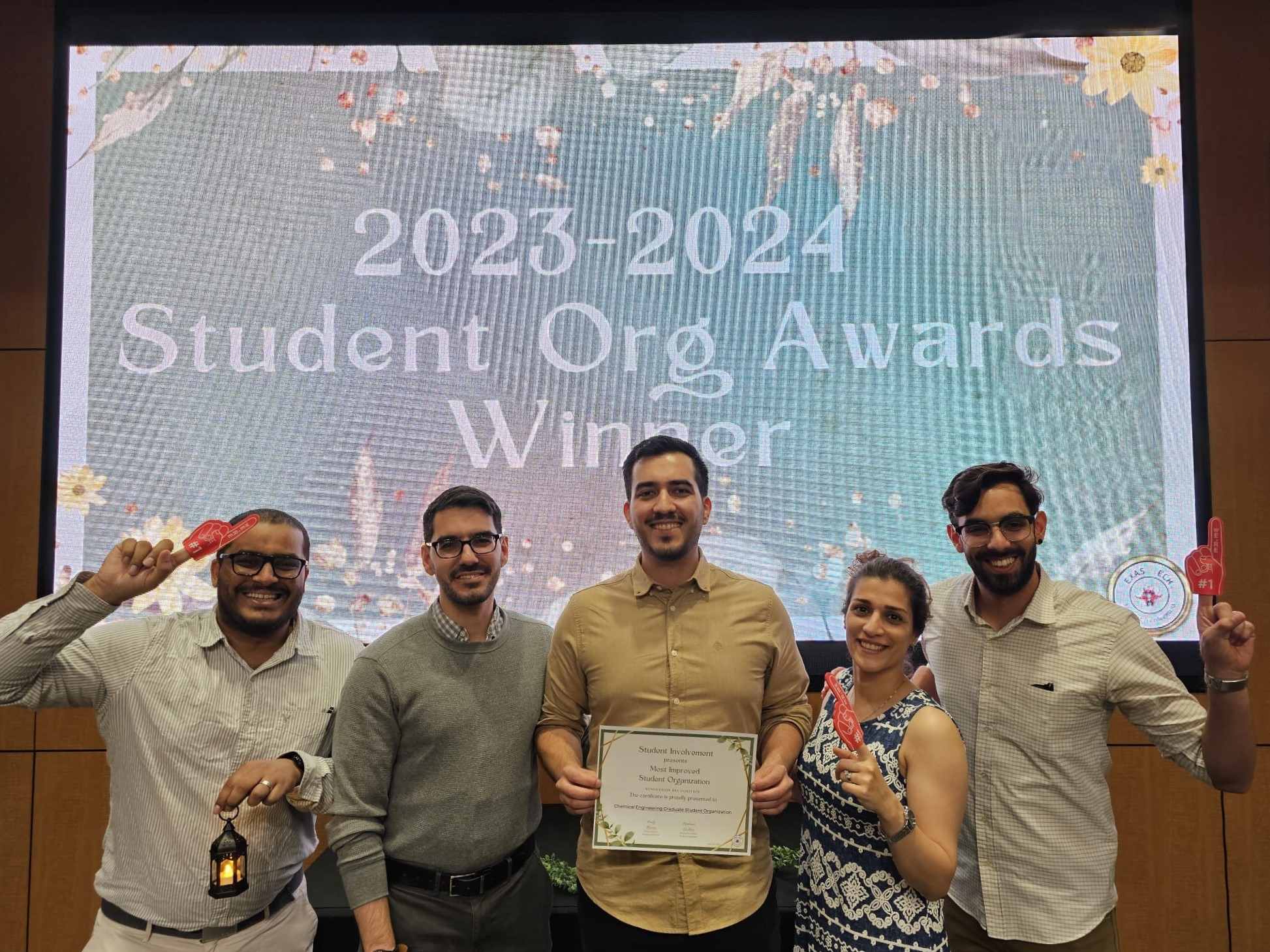 Most Improved Student Organization Winner 2024