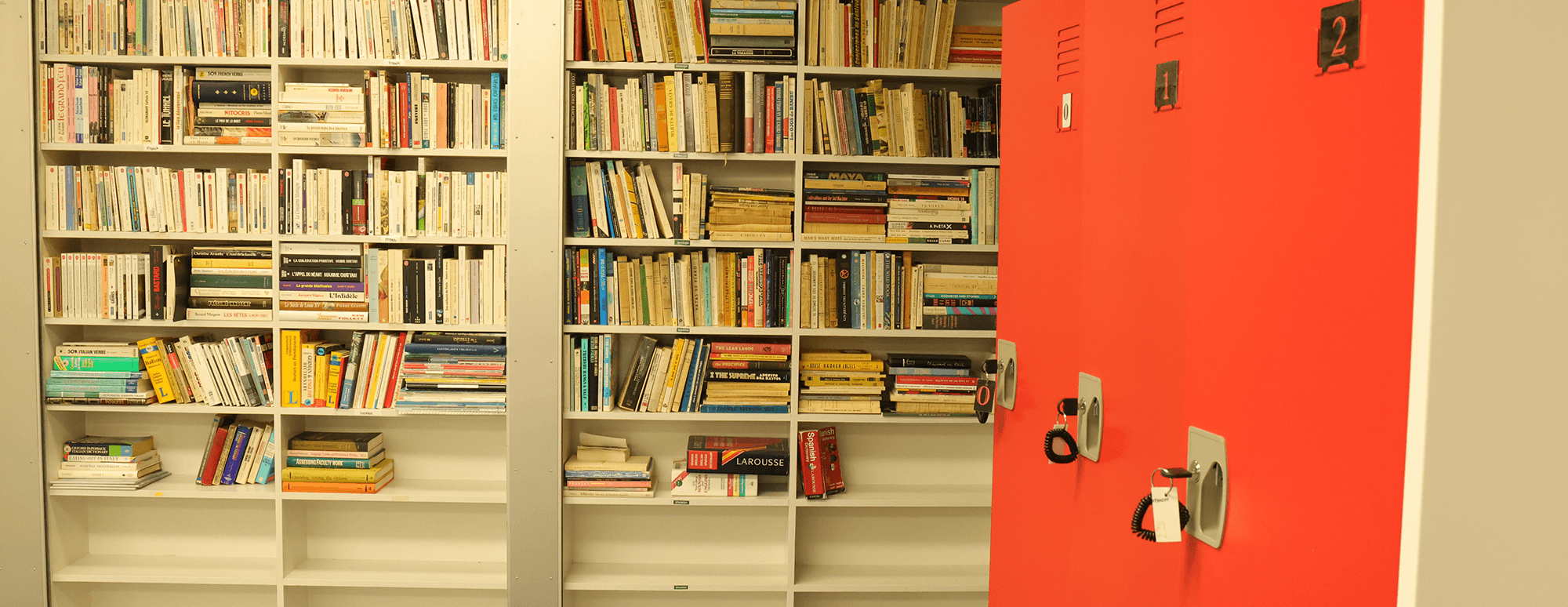 books on a bokshelf