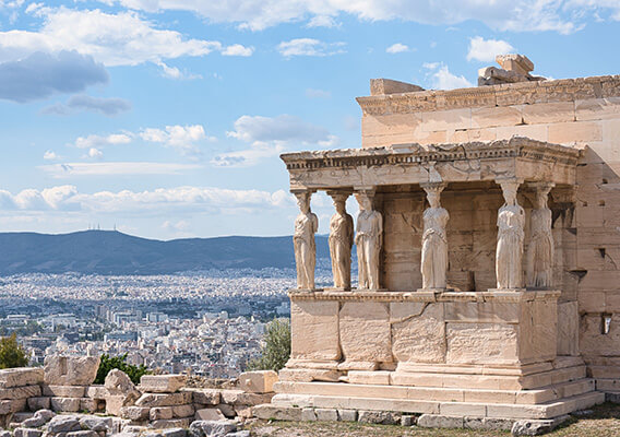 ruins in Greece