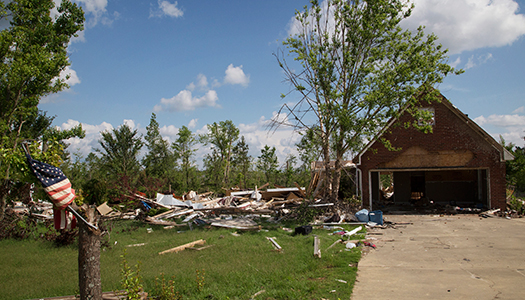 Louisville, Mississippi Destruction