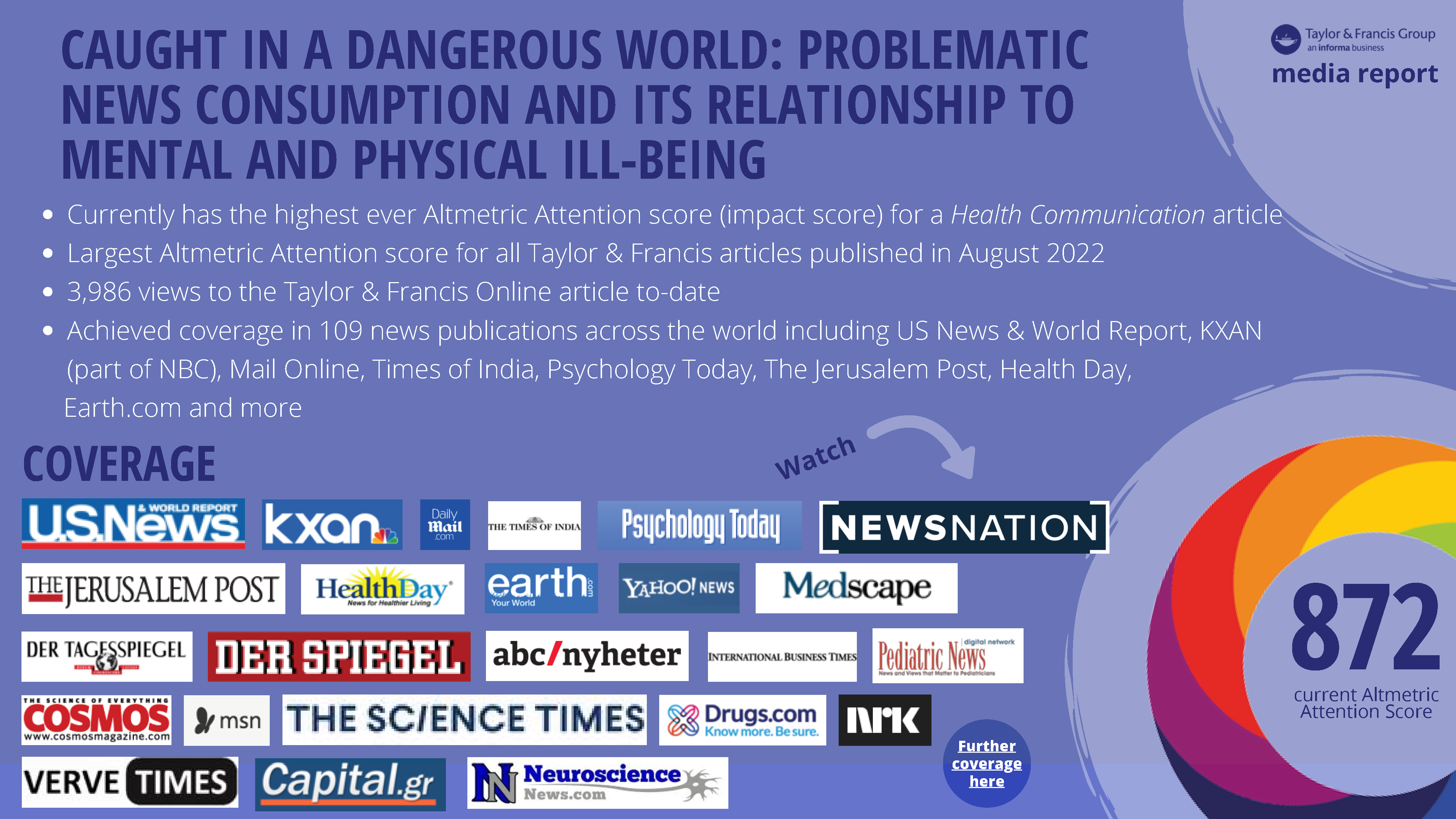 Media report - Caught in a Dangerous World Problematic News Consumption and Its Relationship to Mental and Physical Ill-Being