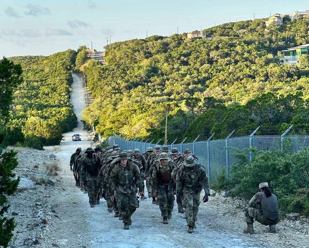 Zarquis Butler and Air Force troops