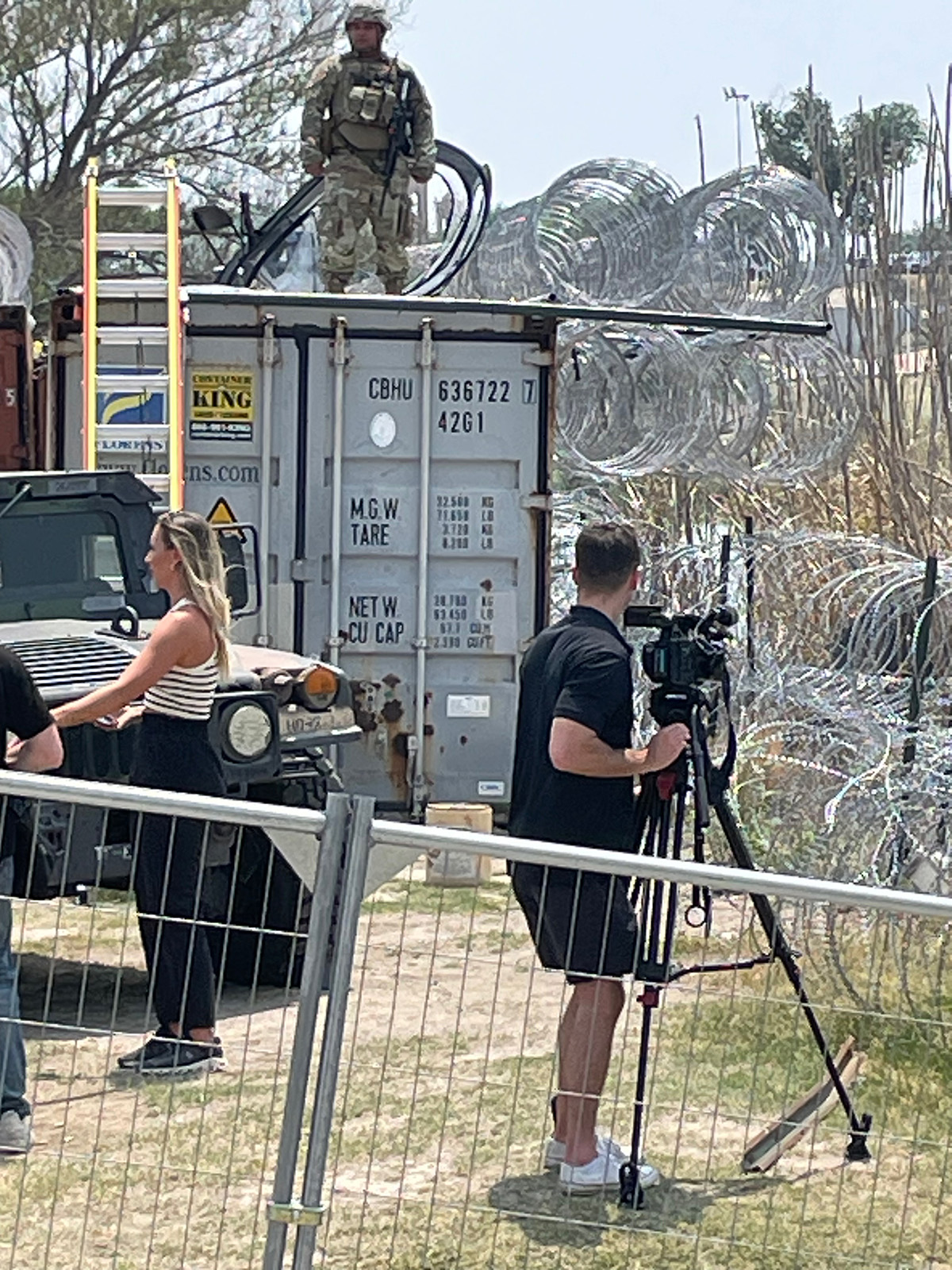 TTU Student Taylor Locke on assignment for KCBD, 