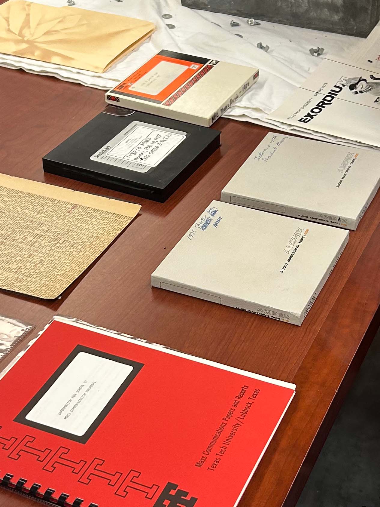 Time capsule tape recordings and reports