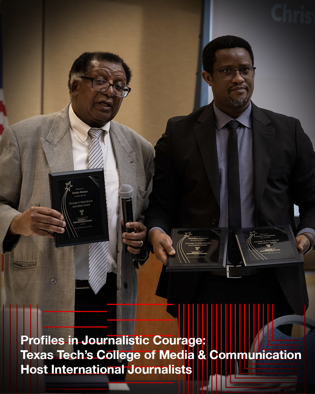Dr. Eko and Journalist Alexandre Niyungeko