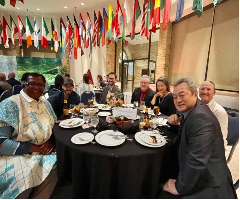 Event attendees at table