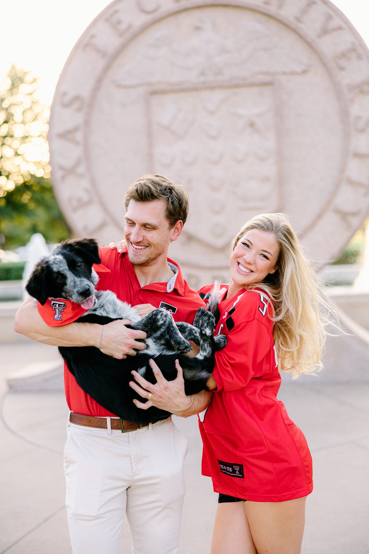 Claire, partner, and puppy :)