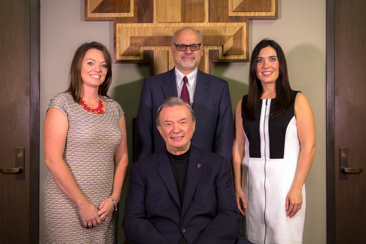 Photography of founders of the Pre-Nursing Communication class. 