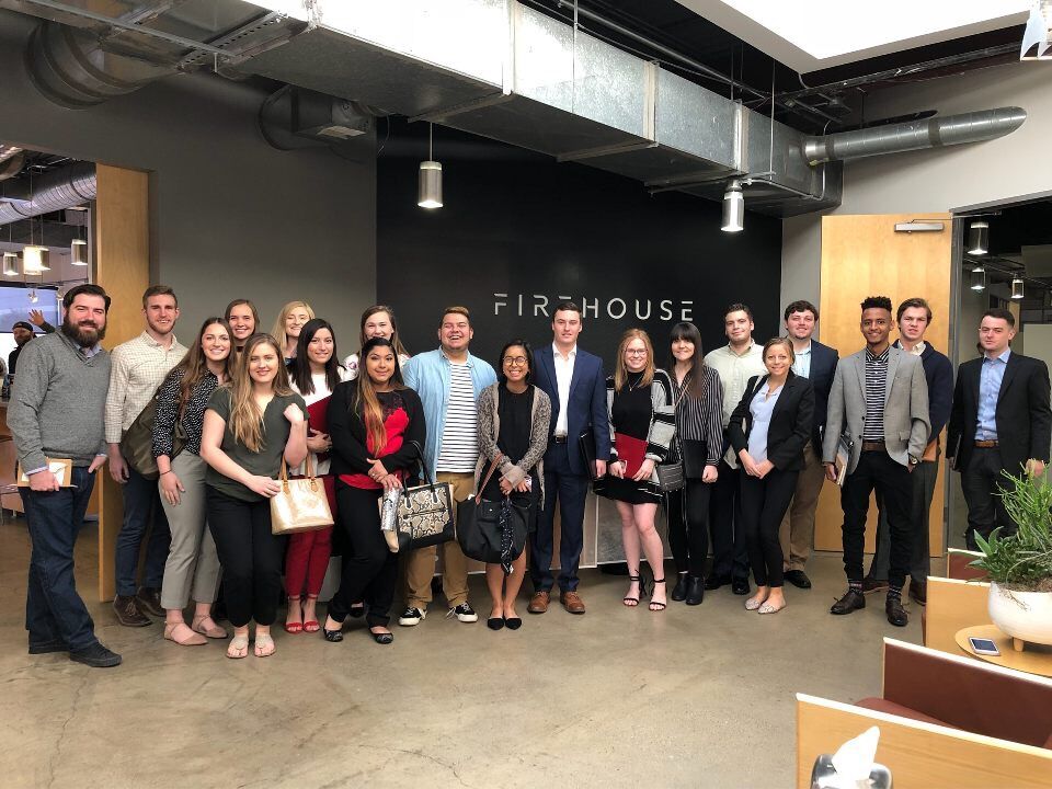 The group represented a wide selection of CoMC students ready to learn more about their professions.