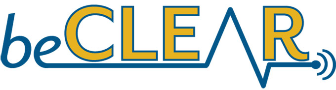 Be Clear logo