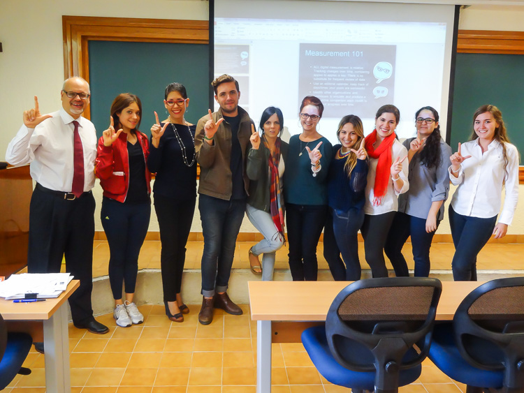 La Universidad Panamericana students