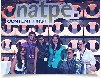 Ben Jarvis and NATPE interns group photo on NATPE speaker stage. Ben Jarvis and NATPE interns group photo on NATPE speaker stage.