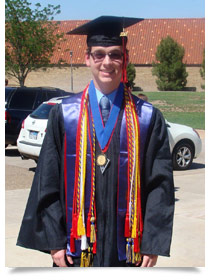 Bryan Munson at graduation